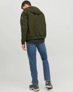 JACK&JONES - GIACCA SOFTSHELL VERDE DA UOMO