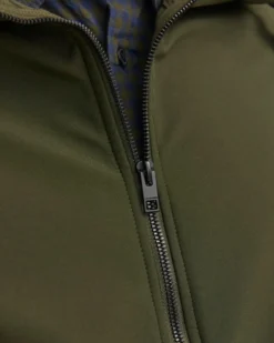 JACK&JONES - GIACCA SOFTSHELL VERDE DA UOMO