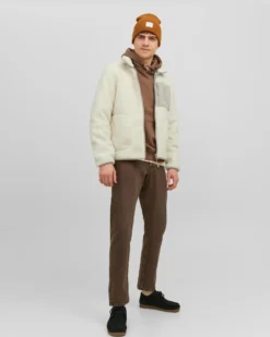 JACK&JONES - GIACCA TEDDY BIANCA