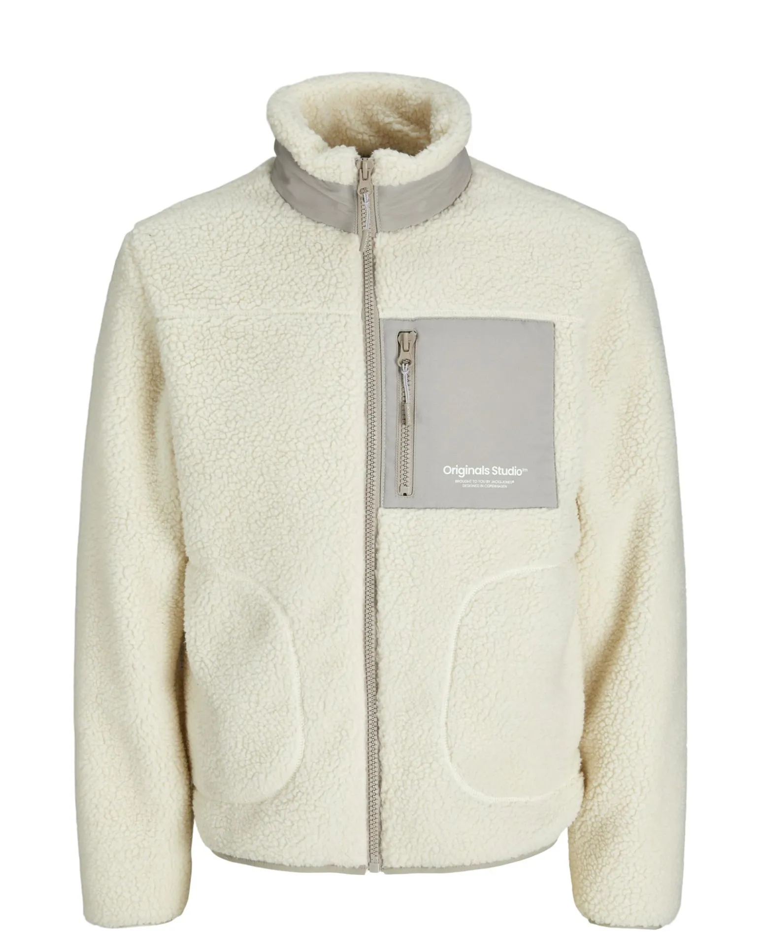 JACK&JONES - GIACCA TEDDY BIANCA