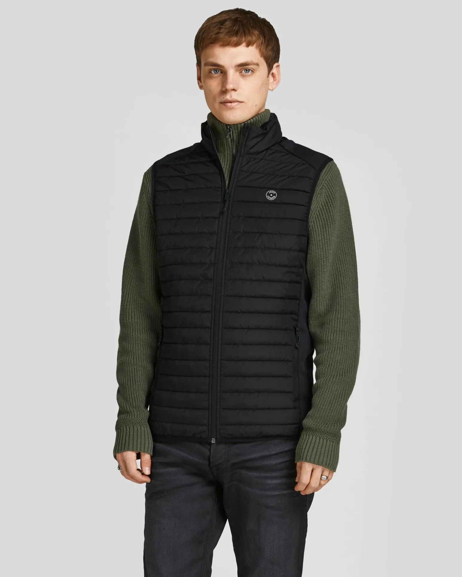 JACK&JONES - GILET 100GR JJEMULTI BODYWARMER COLLAR