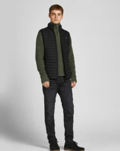 JACK&JONES - GILET 100GR JJEMULTI BODYWARMER COLLAR