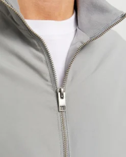 JACK & JONES - GIUBBINO BOMBER GRIGIO DA UOMO RUSH HARRINGTON