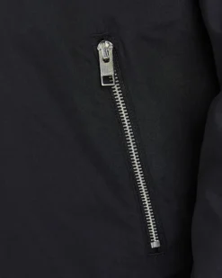 JACK & JONES - GIUBBINO BOMBER NERO DA UOMO RUSH HARRINGTON
