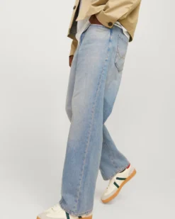 JACK&JONES - JEANS CHIARO DA UOMO 5 TASCHE EXTRA BAGGY