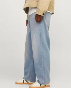JACK&JONES - JEANS CHIARO DA UOMO 5 TASCHE EXTRA BAGGY
