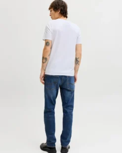 JACK & JONES - JEANS MIKE BLUE DENIM DA UOMO