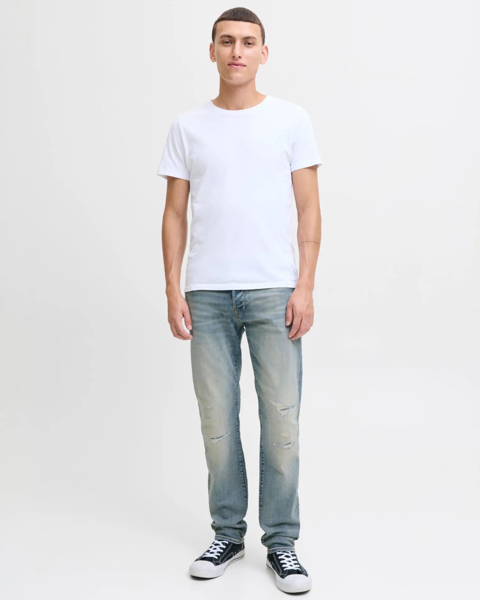 JACK&JONES - JEANS SABBATIO 5 TASCHE SLIM FIT DA UOMO