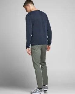JACK&JONES - MAGLIA MANICA LUNGA LEO KNIT CREW NECK