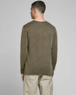 JACK&JONES - MAGLIA MANICA LUNGA LEO KNIT CREW NECK