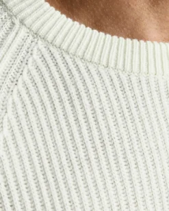 JACK&JONES - MAGLIONE UOMO A GIROCOLLO BIANCO