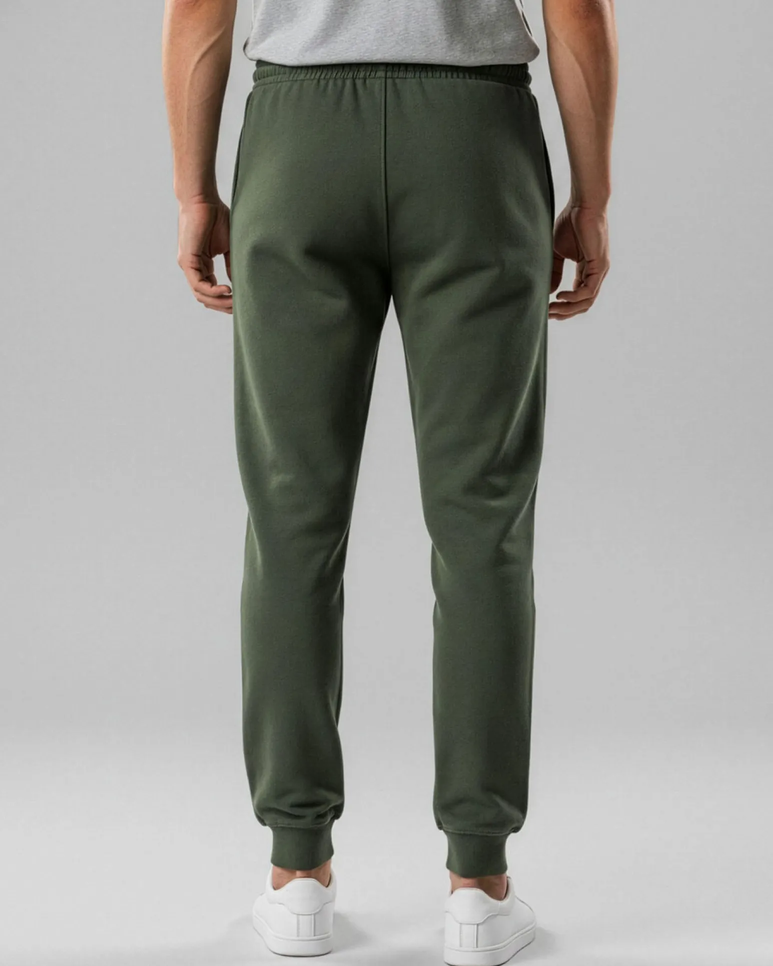 JACK&JONES - PANTALONE FELPA VERDE DA UOMO GORDON MAKOTO