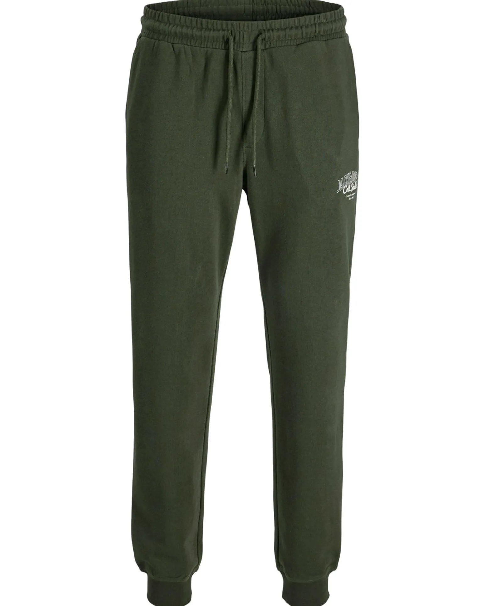 JACK&JONES - PANTALONE FELPA VERDE DA UOMO GORDON MAKOTO