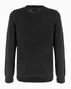 JACK&JONES - PULLOVER GIROCOLLO NERO DA UOMO