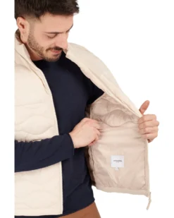 JACK & JONES - SMANICATO BEIGE DA UOMO RESISTENTE ALL'ACQUA
