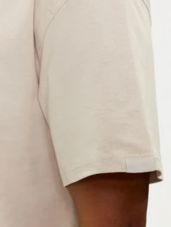JACK & JONES - T-SHIRT BEIGE BIANCA OVER SIZE