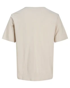 JACK&JONES - Tshirt manica corta gradient  beige con stampa