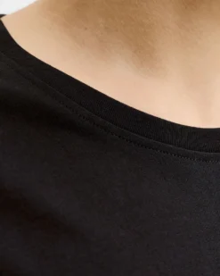JACK&JONES - Tshirt manica corta gradient nera con stampa