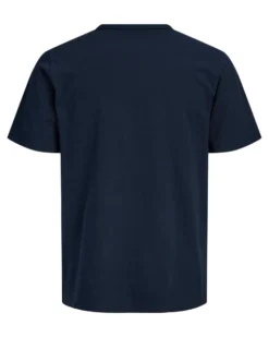 JACK&JONES - Tshirt manica corta college blu con logo