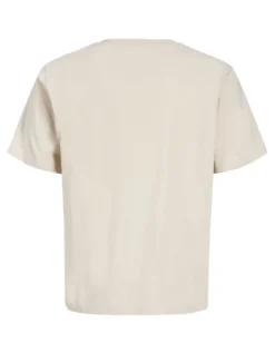JACK & JONES - TSHIRT MANICA CORTA BEIGE DA UOMO