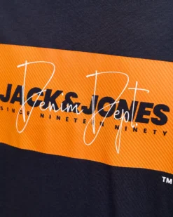 JACK & JONES - TSHIRT MANICA CORTA BLU DA UOMO