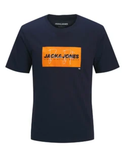 JACK & JONES - TSHIRT MANICA CORTA BLU DA UOMO