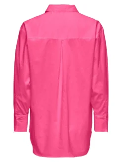 JACQUELINE DE YONG - CAMICIA LUNGA FUXIA DA DONNA