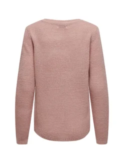 JACQUELINE DE YONG - MAGLIA PULLOVER GIROCOLLO ROSA ANTICO