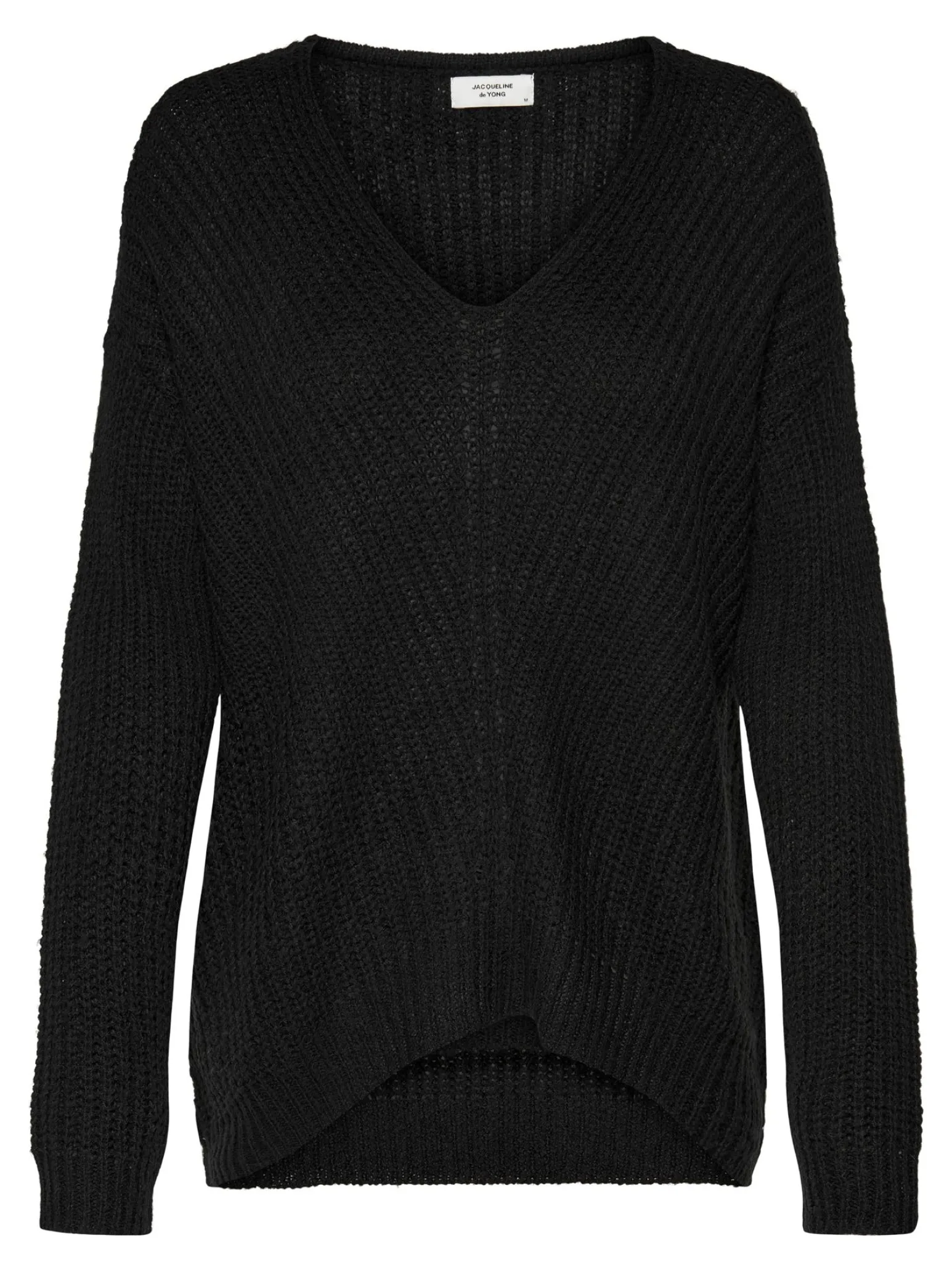 JACQUELINE DE YONG - MAGLIONE A MAGLIA DONNA NERO