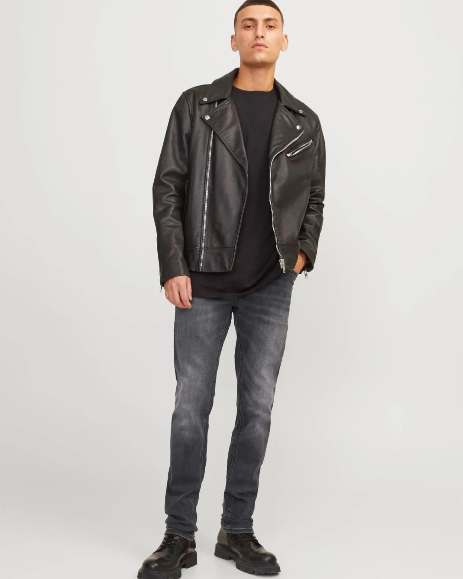JEANS GLENN JJORIGINAL AM817 BLACK DENIM