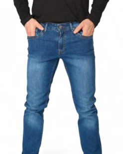 JEANS 5 TASCHE SABBIATO BLU