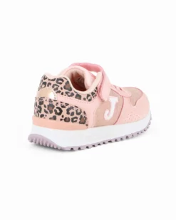 JOMA - Scarpa da bambina rosa con dettaglio leopardato - JTORW2513VC