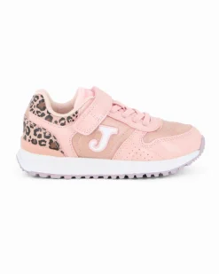 JOMA - Scarpa da bambina rosa con dettaglio leopardato - JTORW2513VC
