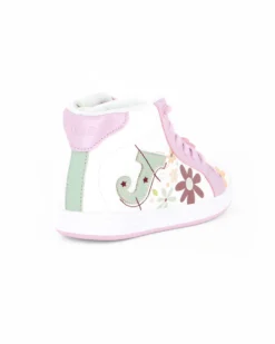 JOMA - Scarpa da bambino bianca con dettagli rosa - FLOWER