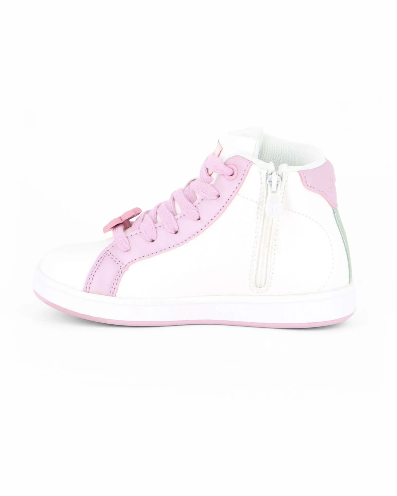 JOMA - Scarpa da bambino bianca con dettagli rosa - FLOWER