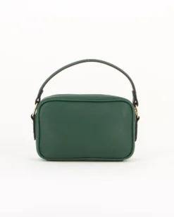 JUST GOLF - Borsa un manico verde con logo frontale e tracolla regolabile