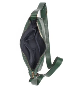 JUST GOLF - Tracolla verde con tasca frontale con logo