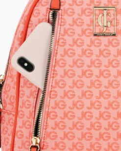 JUST GOLF - Zaino arancione con spalline regolabili e due tasche frontali