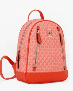 JUST GOLF - Zaino arancione con spalline regolabili e due tasche frontali