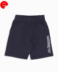 KAPPA - Bermuda ragazzi 8-16 anni blu con scritta laterale