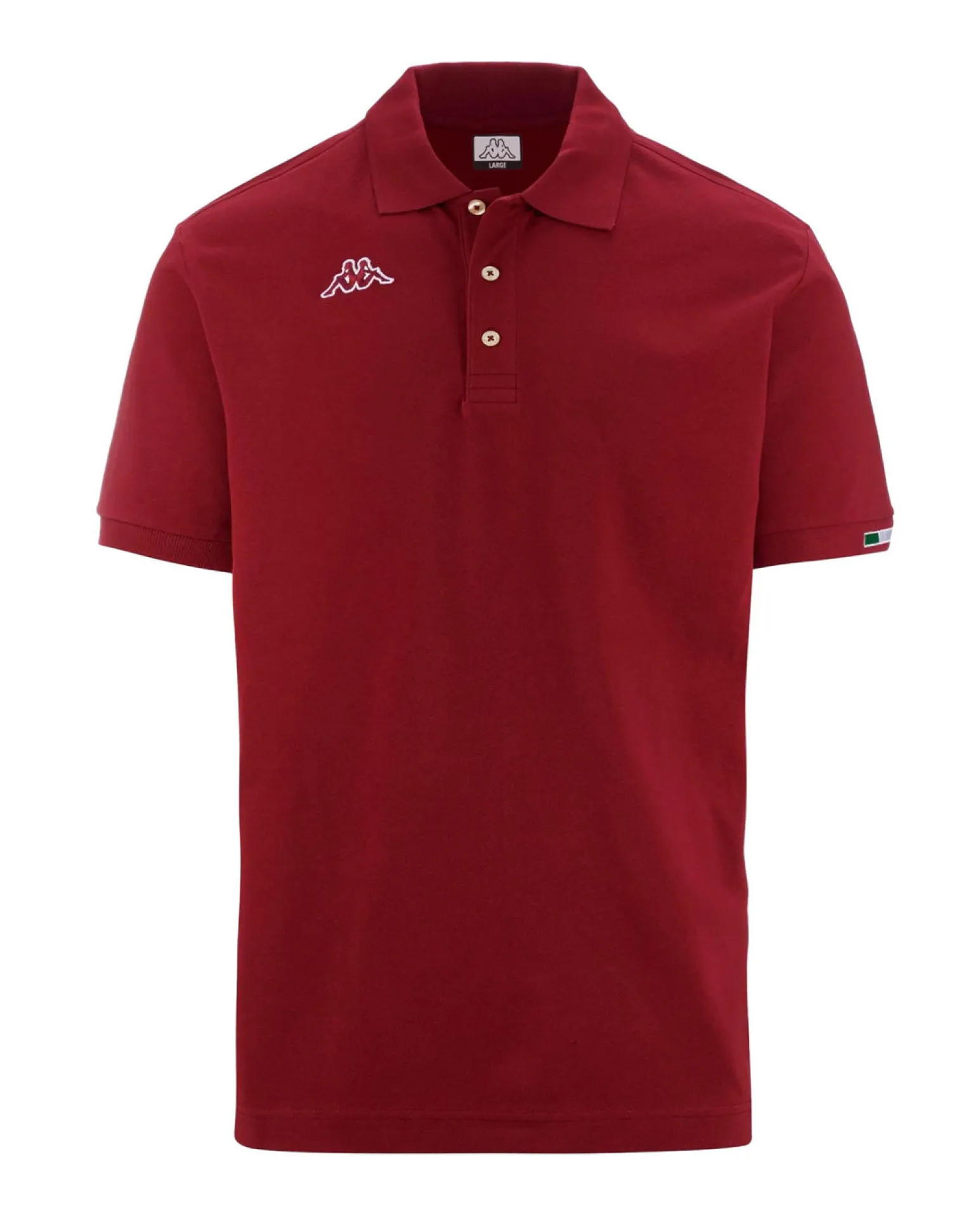 KAPPA - POLO MEZZA MANICA LOGO MALTAXITA MSS BORDEAUX DA UOMO, 361533W