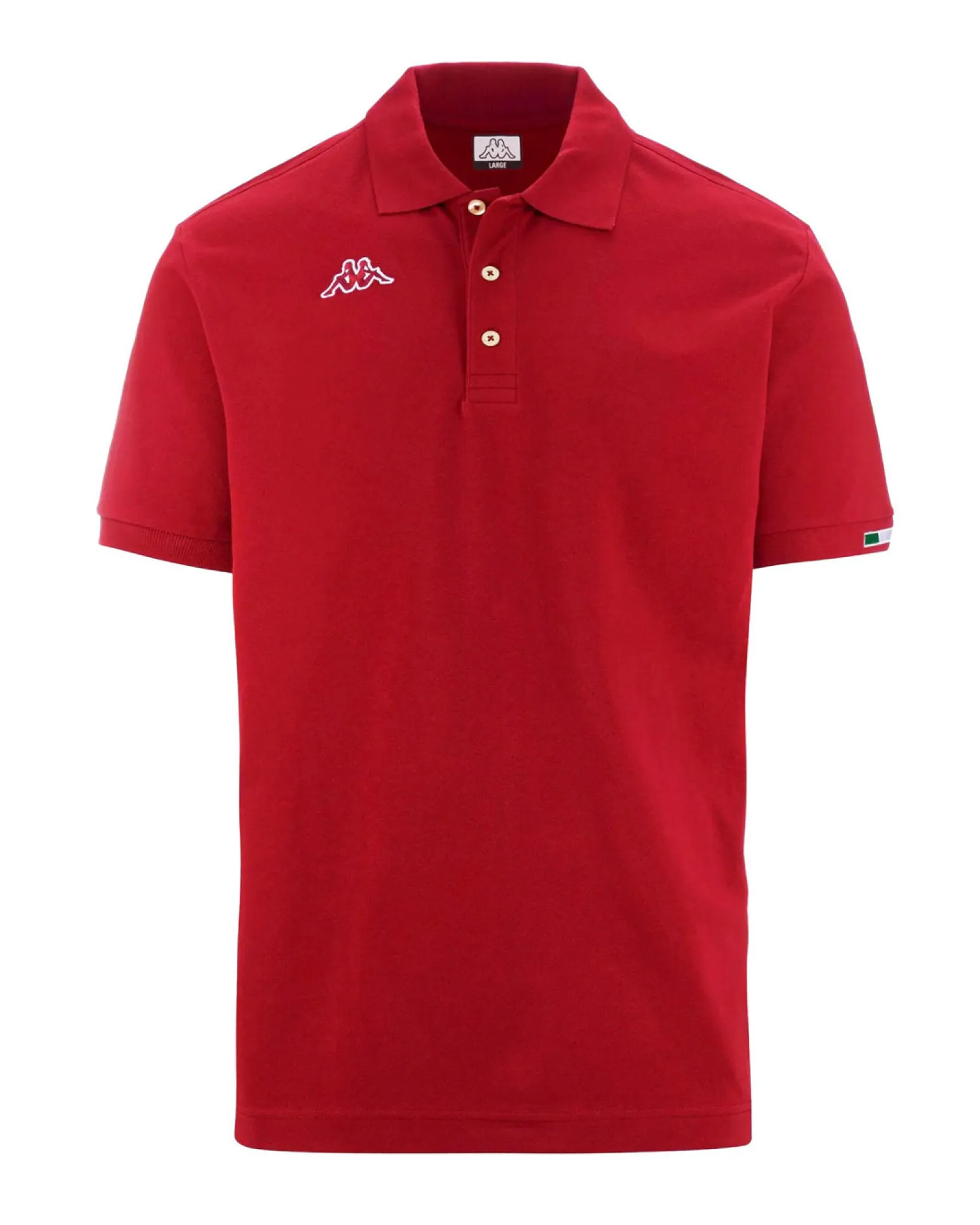 KAPPA - POLO MEZZA MANICA LOGO MALTAXITA MSS ROSSA DA UOMO, 361533W