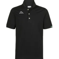KAPPA - POLO MEZZA MANICA LOGO MALTAXITA MSS  NERA DA UOMO, 361533W