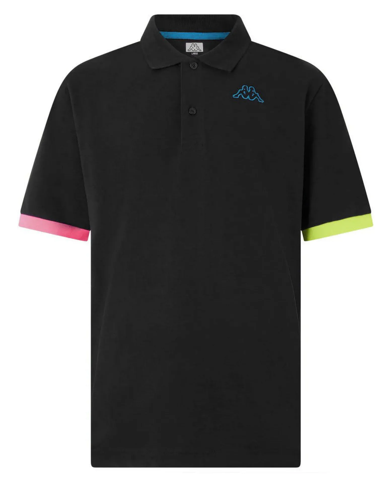 KAPPA - POLO MEZZA MANICA UPMP LOGO TRIO NERA, 381V4PW-005