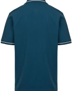 KAPPA - POLO OTTANIO DA UOMO CON BORDINO A CONTRASTO LOGO MALTAX 5, 302MX50_A0V
