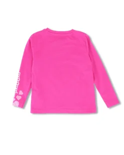 KAPPA - TSHIRT MANICA LUNGA  FUXIA DA BAMBINA
