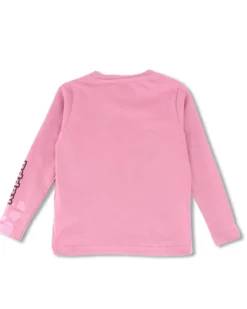 KAPPA - TSHIRT MANICA LUNGA  ROSA DA BAMBINA