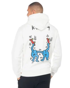 KEITH HARING - UOMO FELPA CON CAPPUCCIO