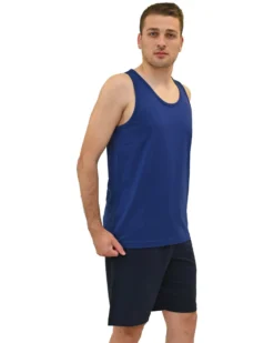 KEY UP - CANOTTA UOMO BLU BASIC - 2JB27/3135
