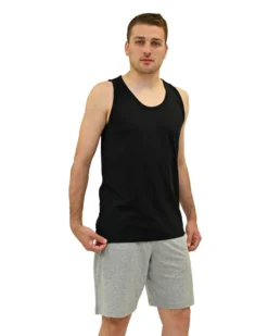 KEY UP - CANOTTA UOMO NERA  BASIC -2JB27/0002